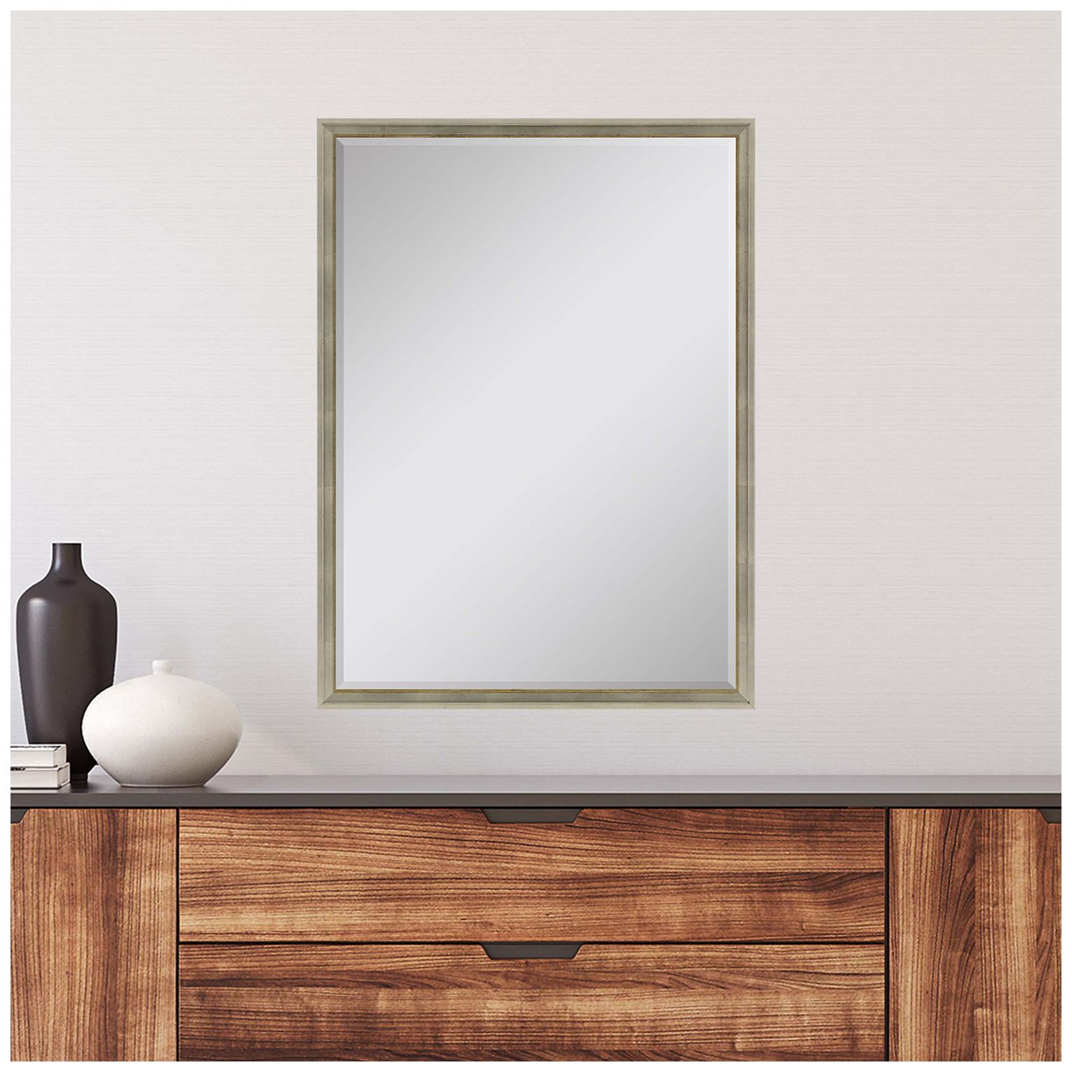 Image 3 #180 Metallic Neutral Wall Mirror - 32" x 42" more views