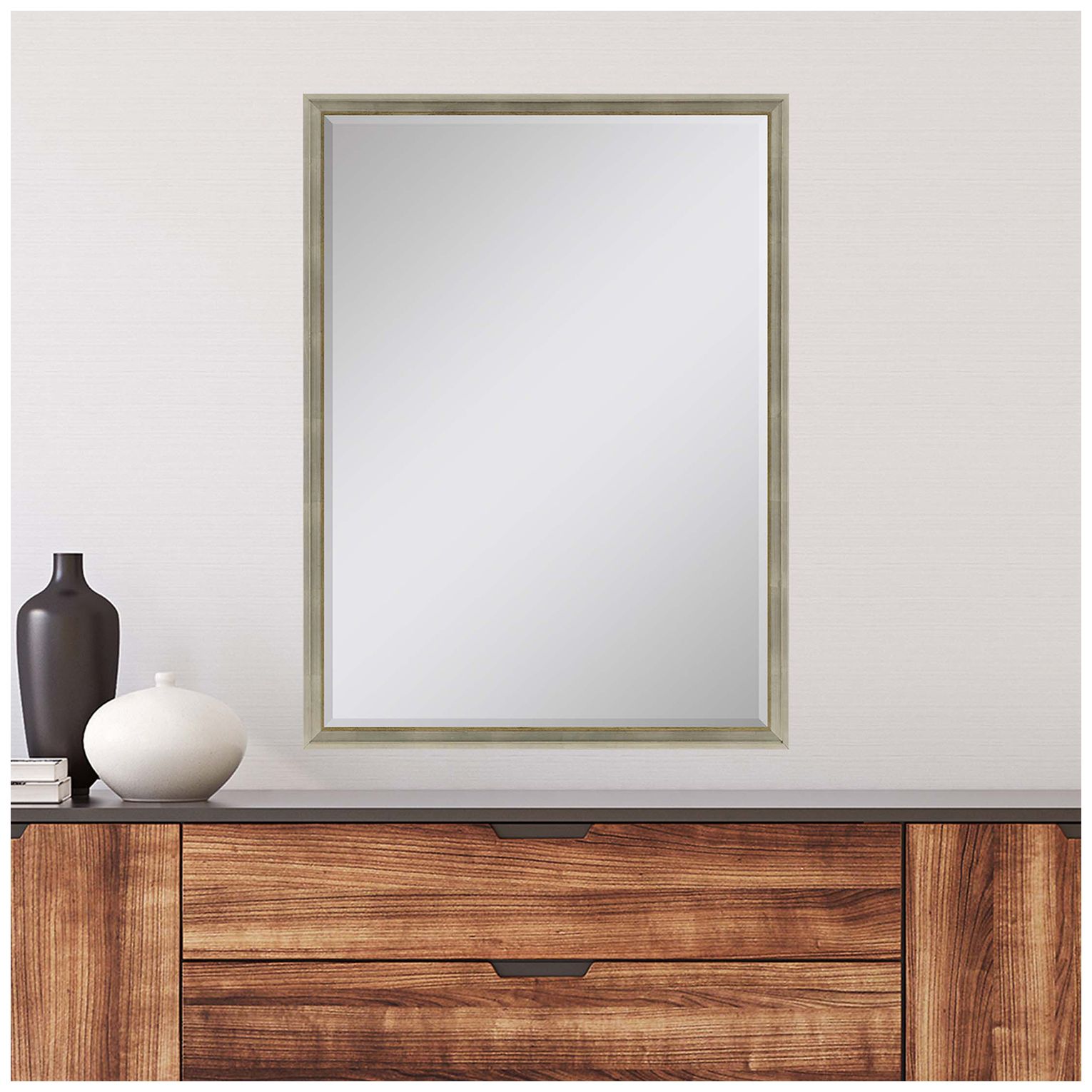 Image 3 #180 Metallic Neutral Wall Mirror - 38" x 50" more views