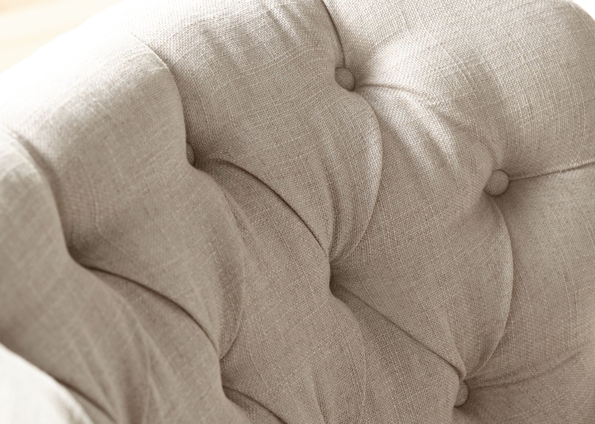 55 Downing Street Asher Brussels Linen Accent Chair in scene