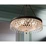 Macey 20 1/4" Wide Traditional Bronze Finish Crystal Chandelier in scene