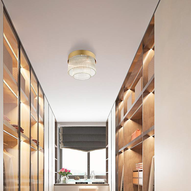 Image 1 Norwich 13 1/4" Wide Soft Gold Ceiling Light in scene