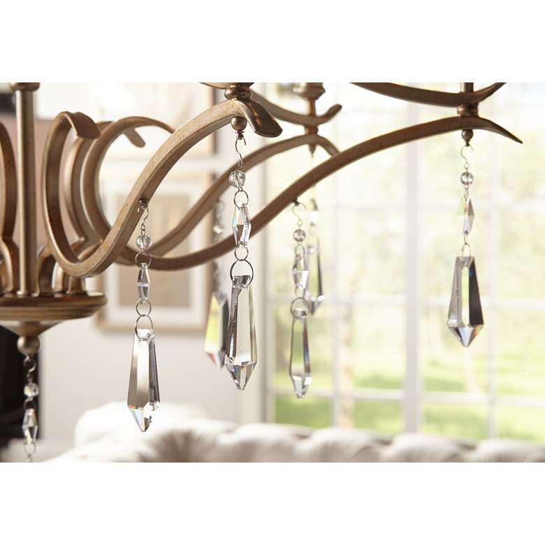 Image 5 Minka Lavery Laurel Estate 26 3/4" Wide Brio Gold 6-Light Chandelier in scene
