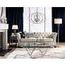 Henderson 090W9 5&#39;3"x7&#39;6" Ivory and Gray Area Rug in scene