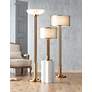 1_Possini Euro Granview 70" Gold Light Blaster™ 4-Light Torchiere in scene