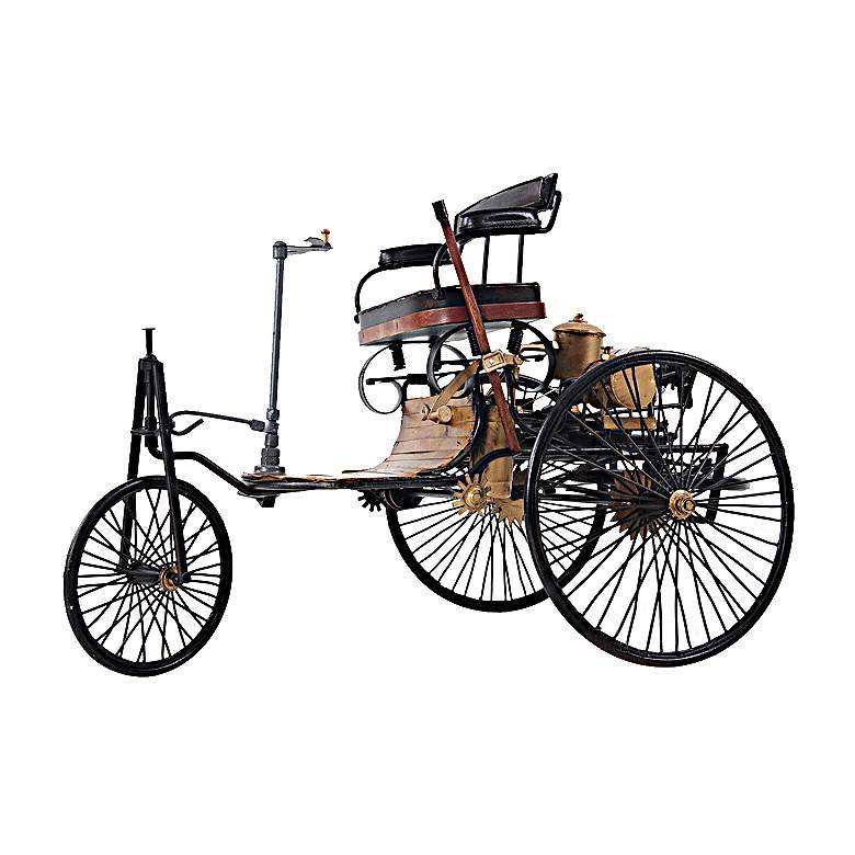 Image 1 1886 Black Mercedes Benz Patent Motor Car Model 1 Replica