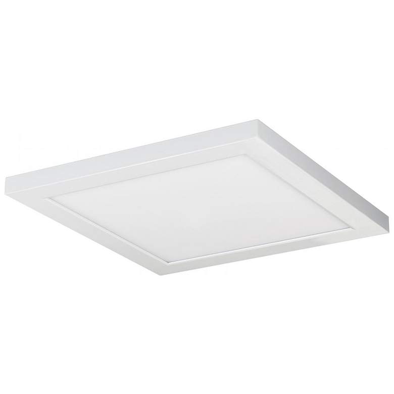 Image 1 18W; 12 in.; x 12 in.; Surface Mount LED Fixture; 5000K; White Finish