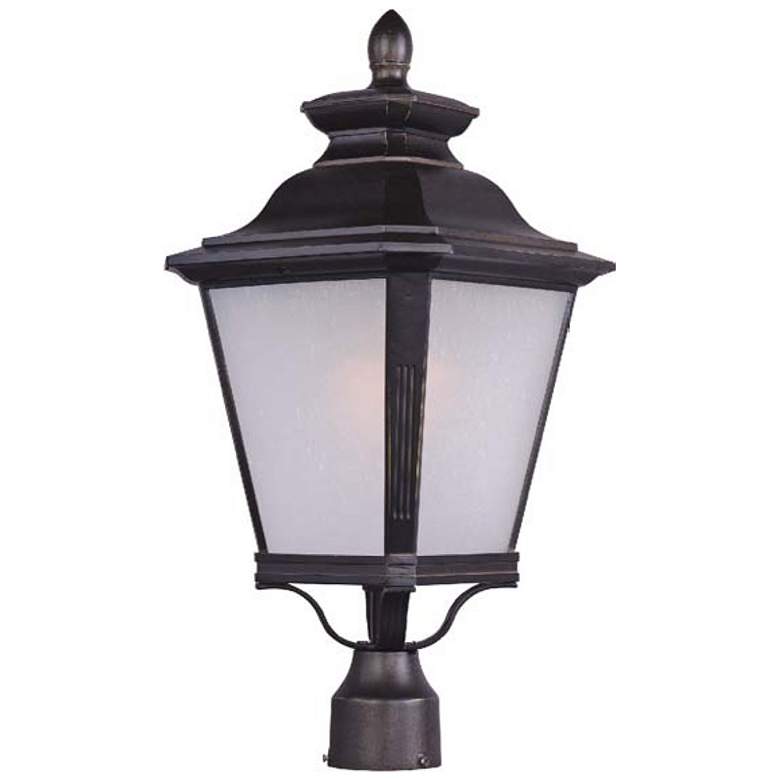 Image 1 19.5"H Bronze Knoxville-Outdoor Pole/Post Mount