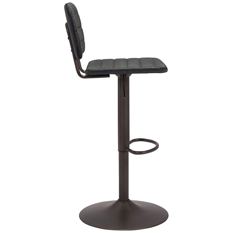 Image 6 19.7Lx17.7Wx43.3H Holden Bar Chair Black more views