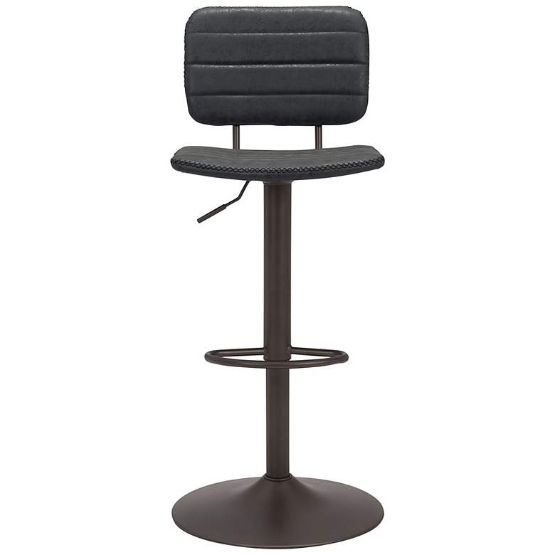 Image 7 19.7Lx17.7Wx43.3H Holden Bar Chair Black more views