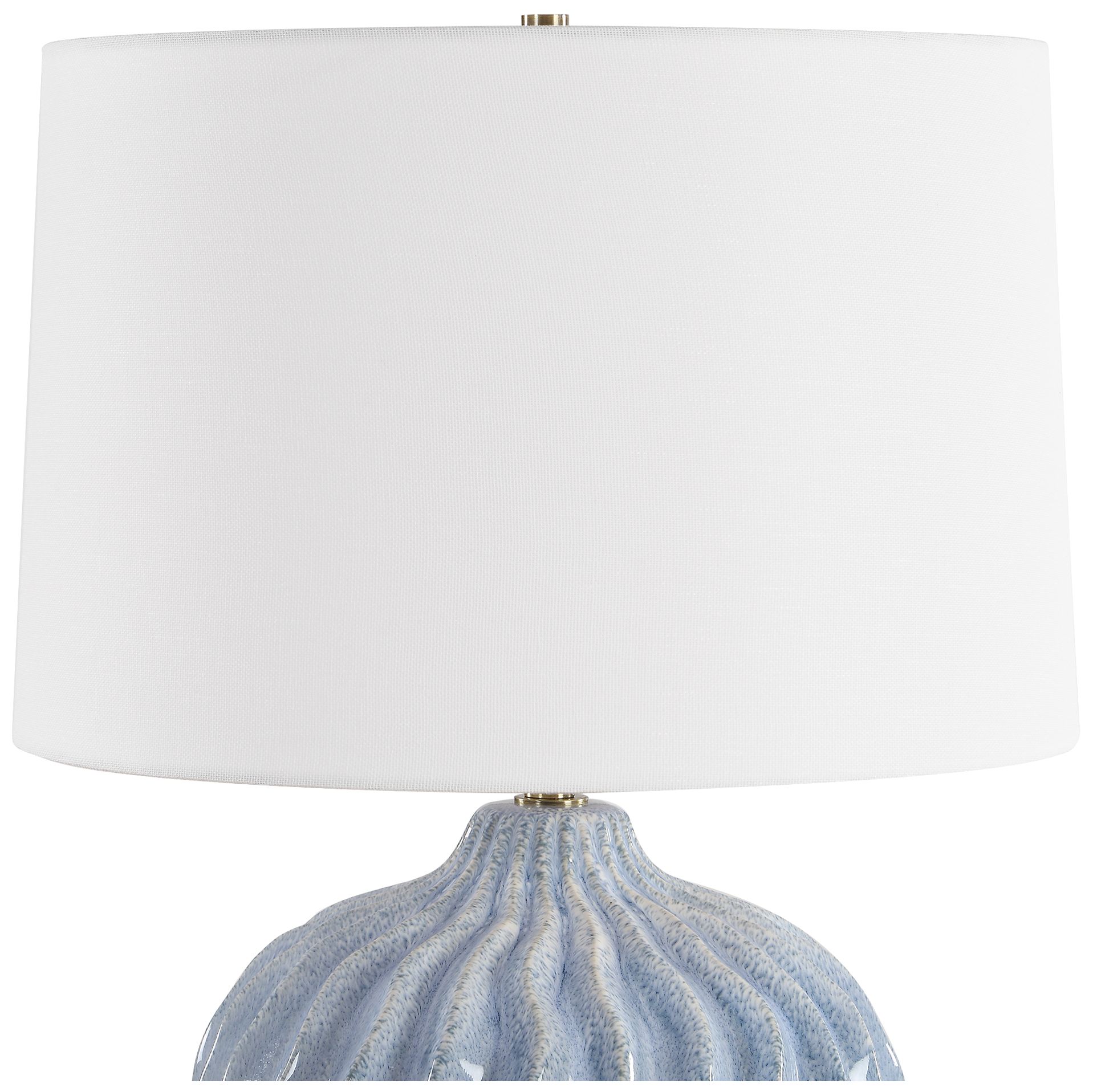 Image 6 19" High Light Blue Ceramic Table Lamp more views