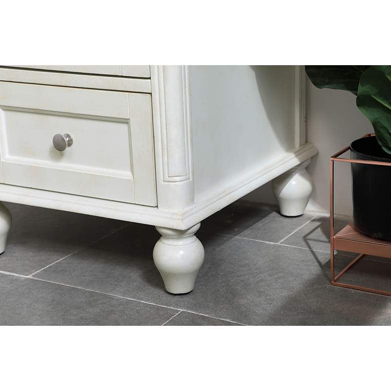 Image 6 19 Inch Single Bathroom Vanity In Antique White more views