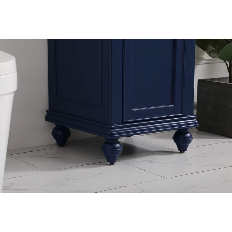 Image 7 19 Inch Single Bathroom Vanity In Blue more views