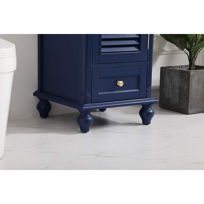 Image 7 19 Inch Single Bathroom Vanity In Blue more views