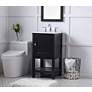 3_19 Inch Single Bathroom Vanity Set In Black more views