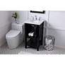 4_19 Inch Single Bathroom Vanity Set In Black more views