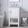 1_19 Inch Single Bathroom Vanity Set In White