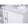 5_19 Inch Single Bathroom Vanity Set In White more views