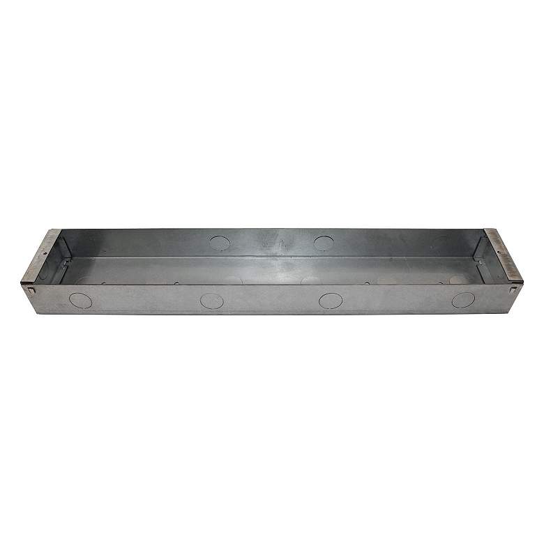Image 1 19"W Galvanized Steel Back Box for Newport LED Step Light