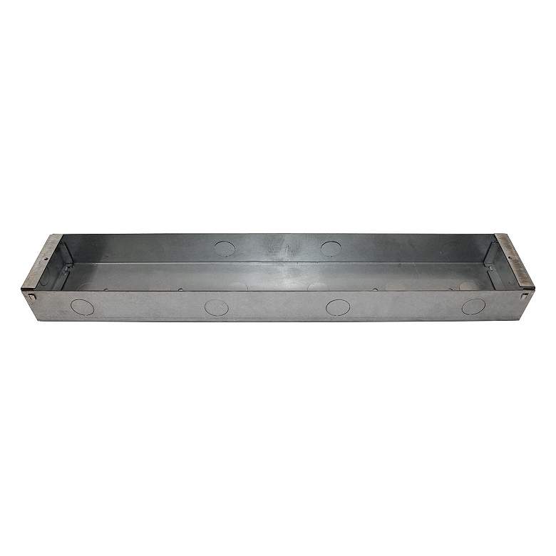 Image 1 19 inchW Galvanized Steel Indoor Back Box for Bristol Step Light