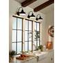 Urban Barn Collection 13" High Black Outdoor Wall Light in scene