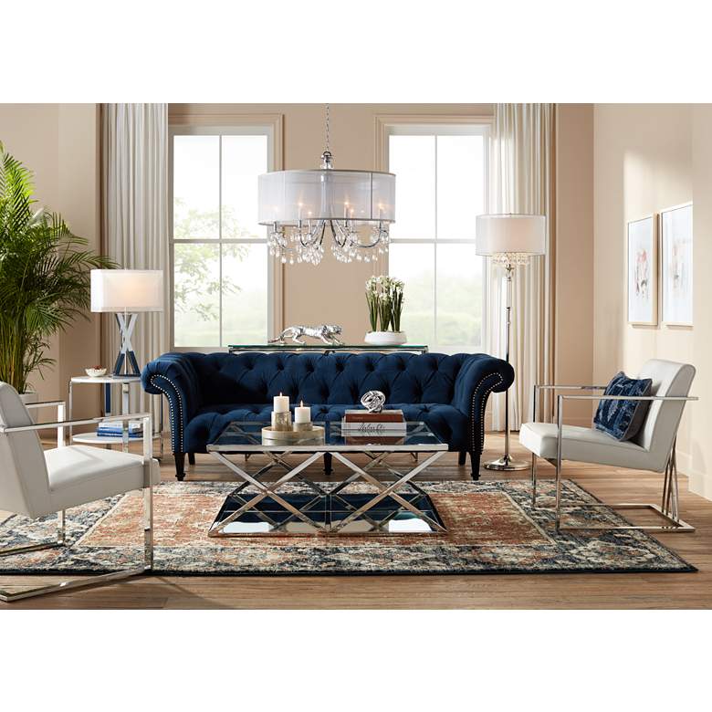 Image 1 Hampton Collection 32" Wide Chandelier in scene