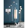 1_Possini Euro Athena 72" Brushed Nickel 4-Light Tree Floor Lamp in scene