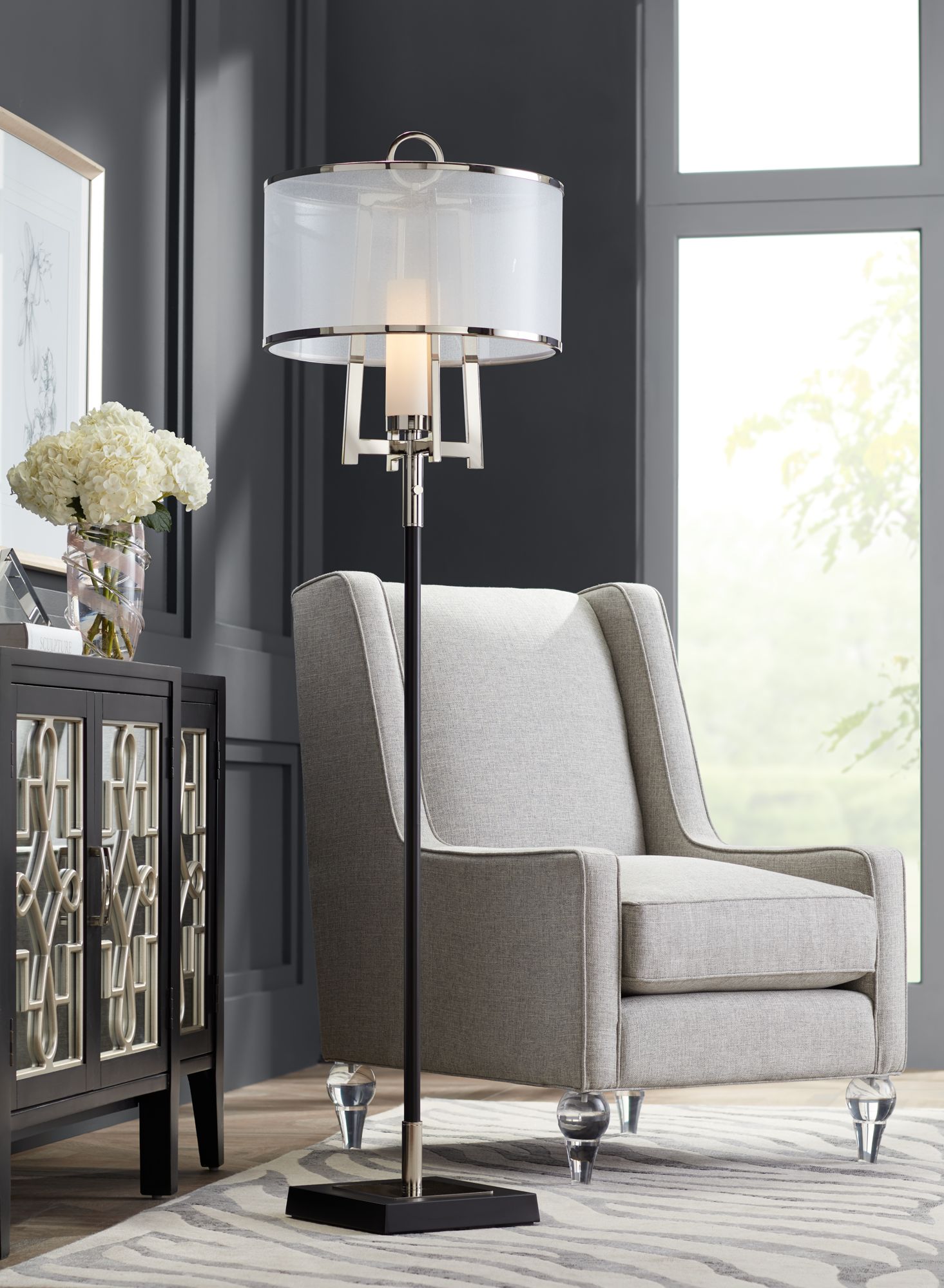 Thumbnail3 of Surya City CR613 7'10" x 10'3" Taupe Area Rug in scene