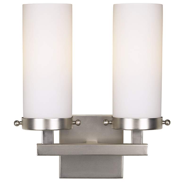 Image 1 19737 - Brushed Nickel Two-Light Wall Sconce