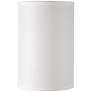 1C094 - White Sandstone Linen Drum Lamp Shade