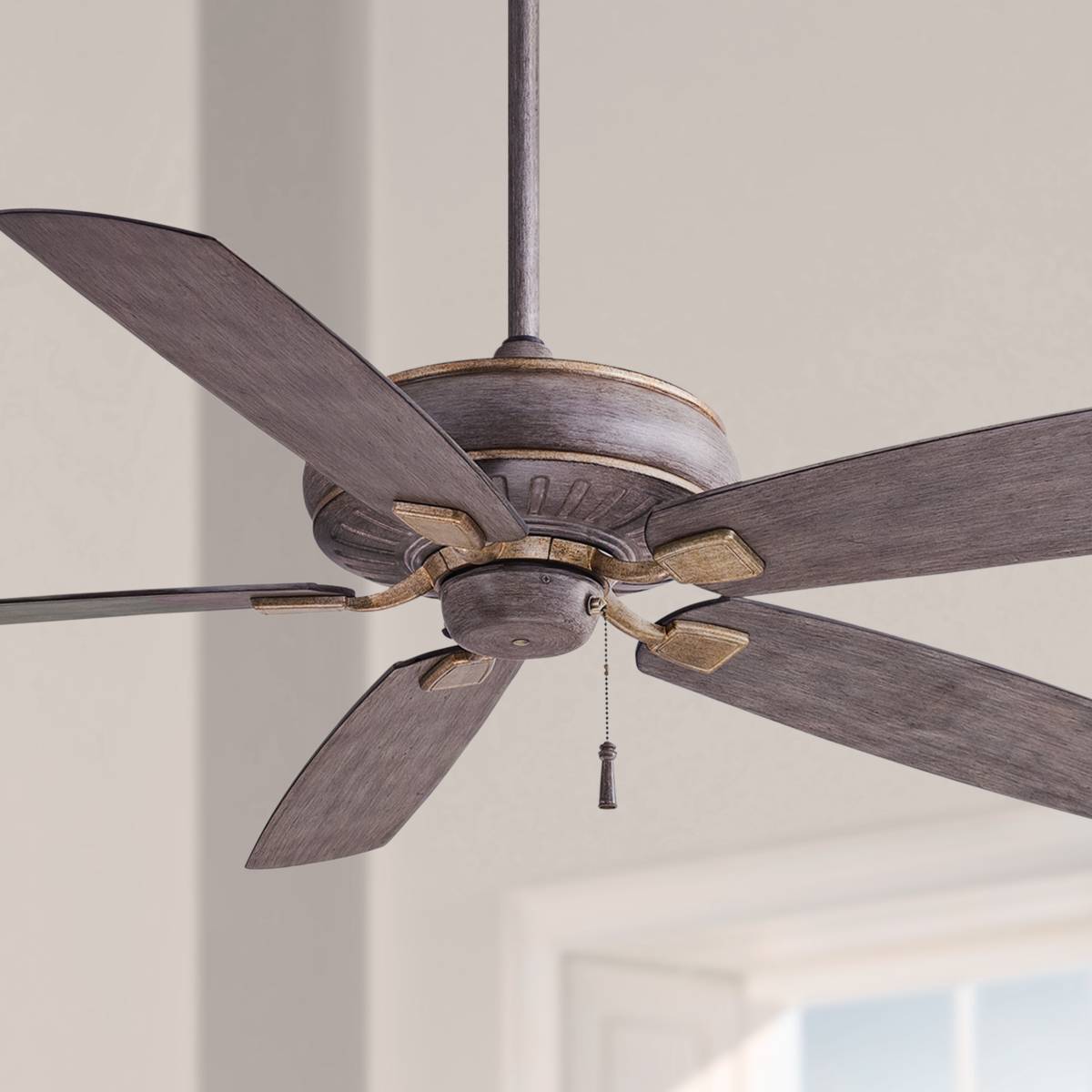 Gray, Ceiling Fan Without Light Kit, Ceiling Fans | Lamps Plus