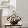 Sitting Buddha LED Tabletop Zen Fountain