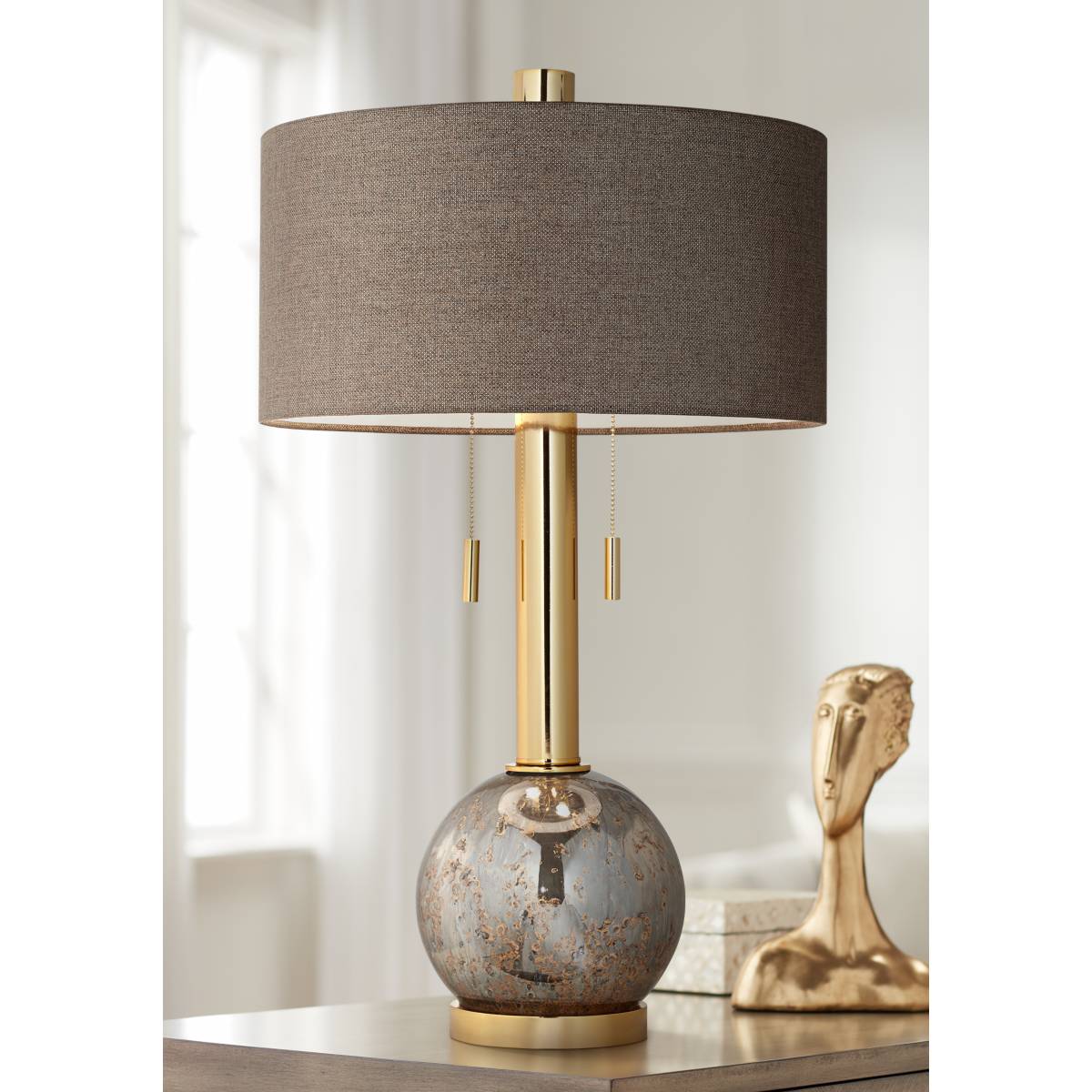 Gold, Mercury Glass, Table Lamps | Lamps Plus
