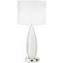 1H531 - Polished Nickel Finish Accent Table Lamp