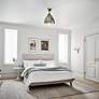1_15" Kichler Terna Brushed Nickel LED Ceiling Fan in scene