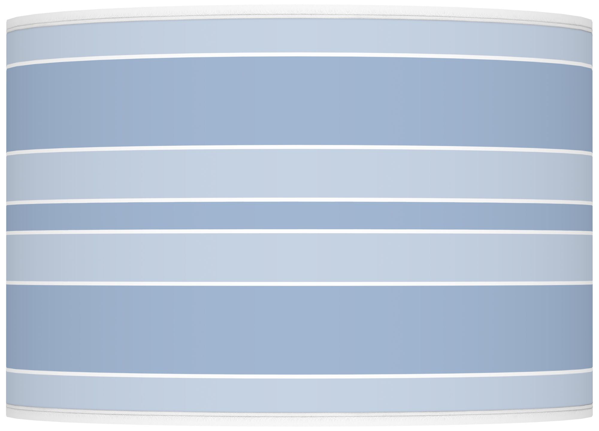 Color Plus Ovo 28 1/2" Bold Stripe Shade Blue Sky Table Lamp