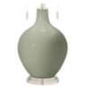 Color Plus Toby Nickel 28&quot; Evergreen Fog Green Table Lamp