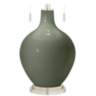 Deep Lichen Green Toby Table Lamp
