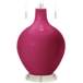 Toby Vivacious Pink Modern Glass Pull Chain Table Lamp