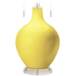 Color Plus Toby Nickel 28&quot; Modern Lemon Twist Yellow Table Lamp