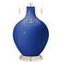 Color Plus Toby Nickel 28&quot; Modern Dazzling Blue Table Lamp