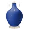 Color Plus Toby Nickel 28&quot; Modern Dazzling Blue Table Lamp
