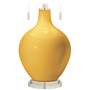 Color Plus Toby Nickel 28&quot; Modern Goldenrod Yellow Table Lamp