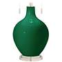 Color Plus Toby 28&quot; Modern Glass Greens Table Lamp