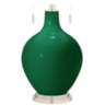 Color Plus Toby 28&quot; Modern Glass Greens Table Lamp