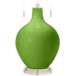Color Plus Toby Nickel 28&quot; Modern Rosemary Green Table Lamp