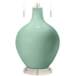 Color Plus Toby Nickel 28&quot; Modern Grayed Jade Green Table Lamp