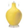 Color Plus Toby Nickel 28&quot; Modern Lemon Zest Yellow Table Lamp