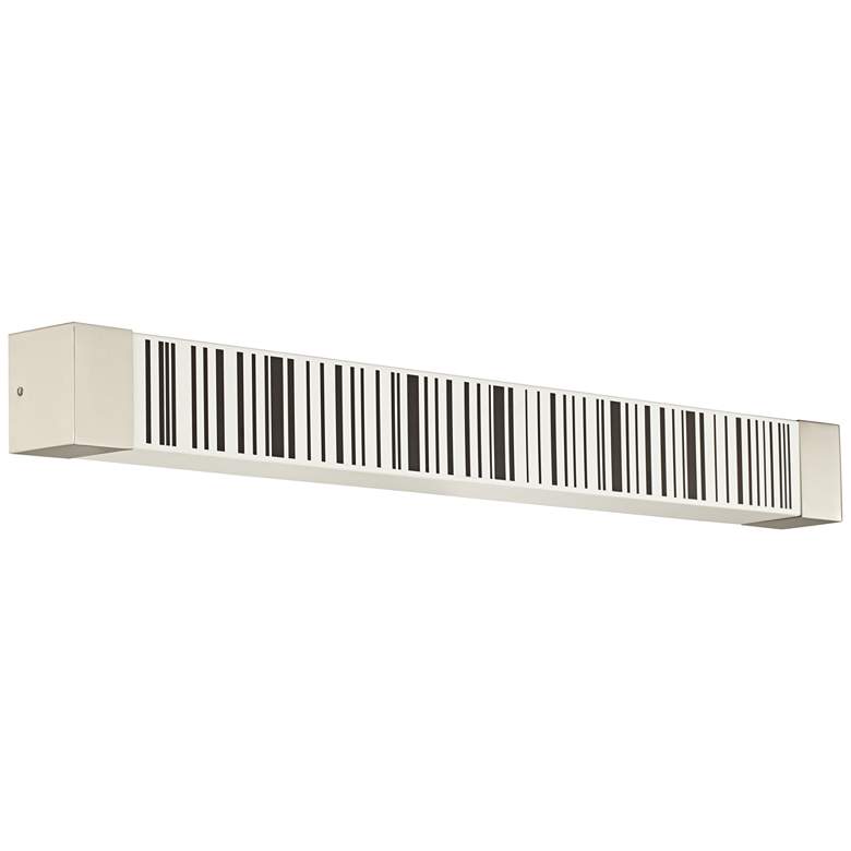 Image 1 1P912 - Frosted White Bar Code Bath Light