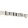 1P912 - Frosted White Bar Code Bath Light