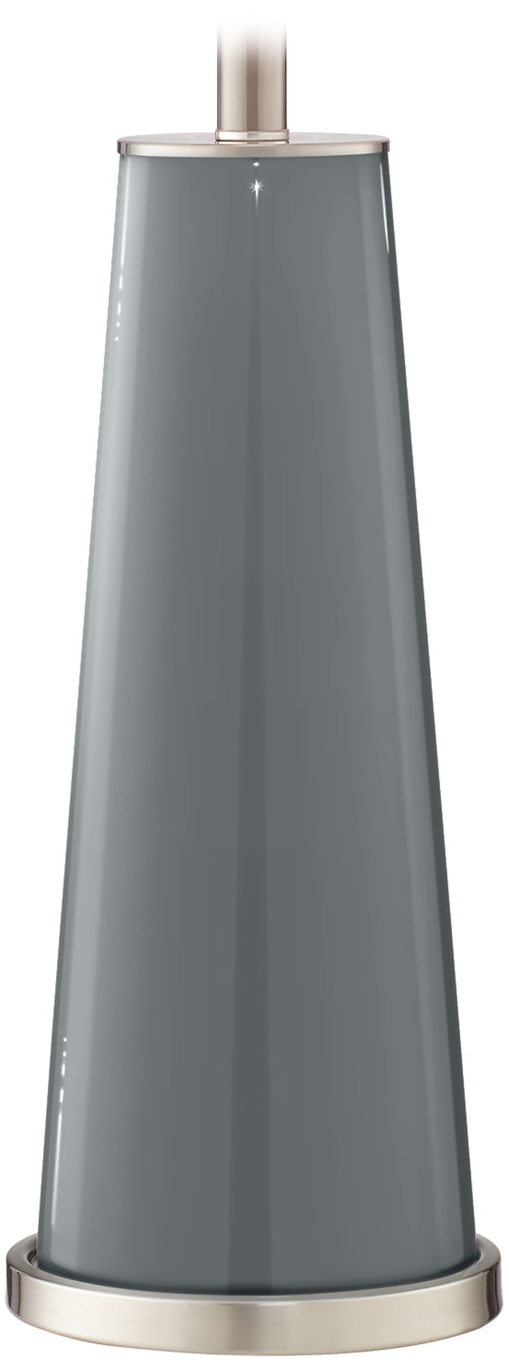 Color Plus Leo 29 1/2" Modern Glass Software Gray Table Lamps Set of 2